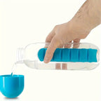 2-in-1 Pill Organizer Water Bottle with Weekly Medicine Box