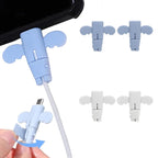 Safe - Wing Flex Cable Protector - Charging Cables | Head Phone Cables (Pack of 8pcs)