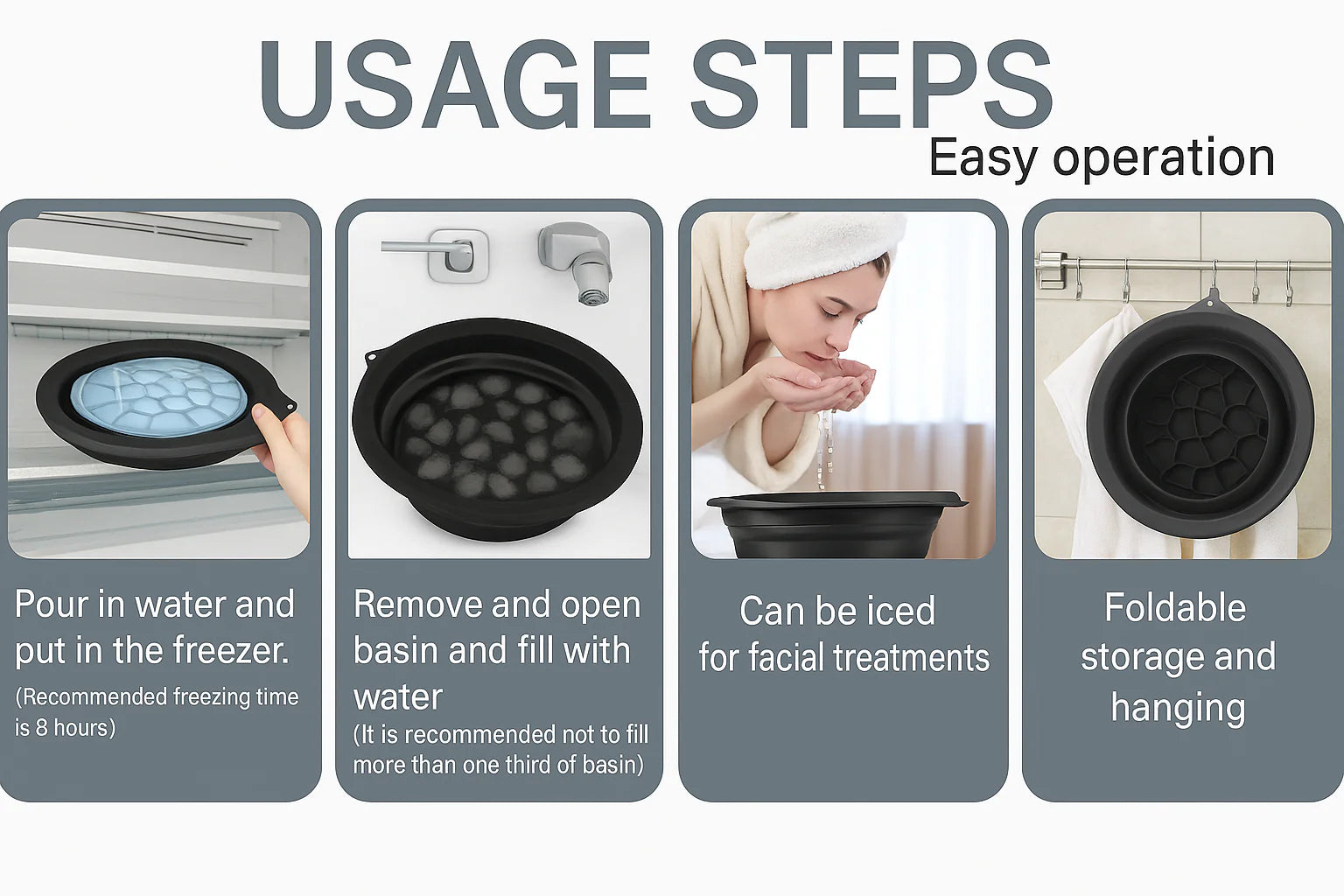 Silicone Face Ice Bowl