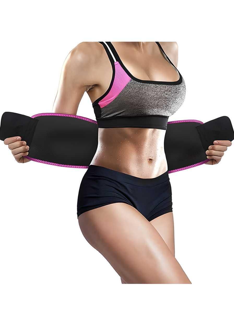 Sweat Slim Belt for Men & Women – Tummy Trimmer for Fat Loss
