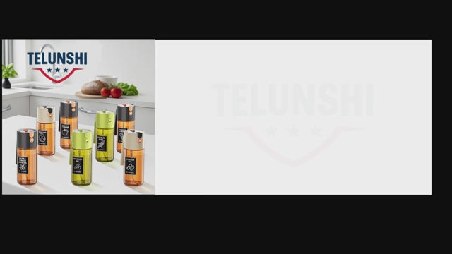 Olive Oil Dispenser, 2 in 1 Oil Sprayer for Cooking, 500ml Glass Oil Spray Bottle with Pourer, Food-Grade Oil Dispenser for Kitchen, Salad, Frying, BBQ and nin Air Fryer, kitchen appliances