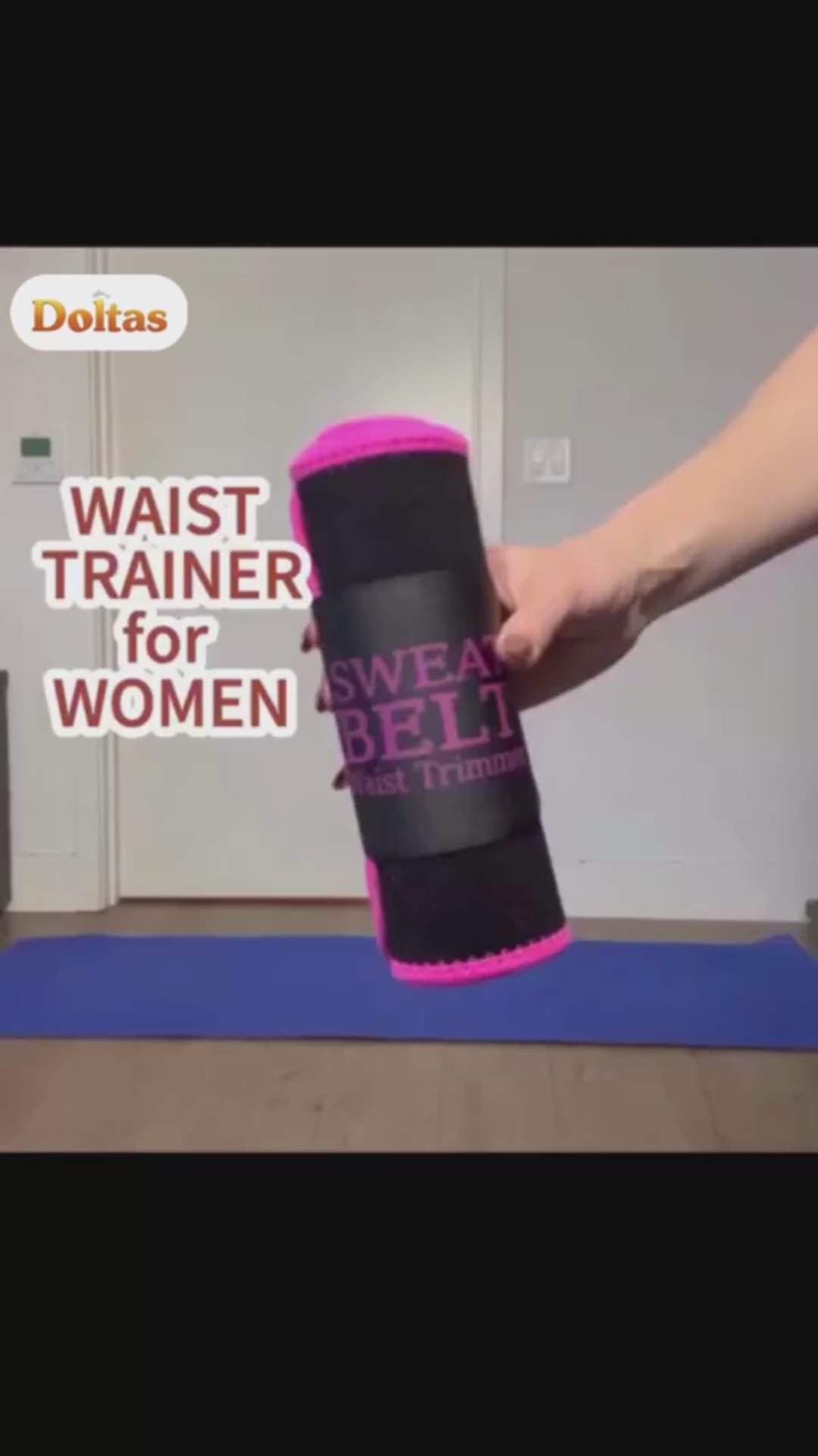 Sweat Slim Belt for Men & Women – Tummy Trimmer for Fat Loss