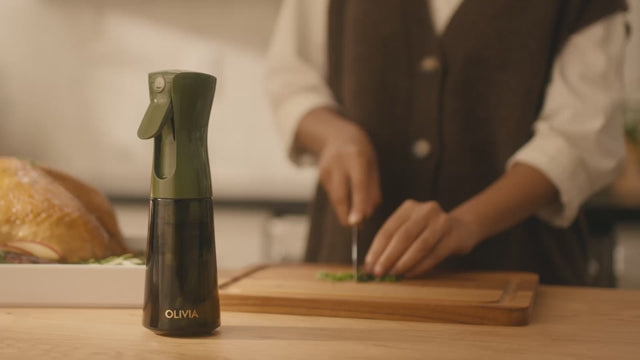 Olive Oil Dispenser, 2 in 1 Oil Sprayer for Cooking, 500ml Glass Oil Spray Bottle with Pourer, Food-Grade Oil Dispenser for Kitchen, Salad, Frying, BBQ and nin Air Fryer, kitchen appliances