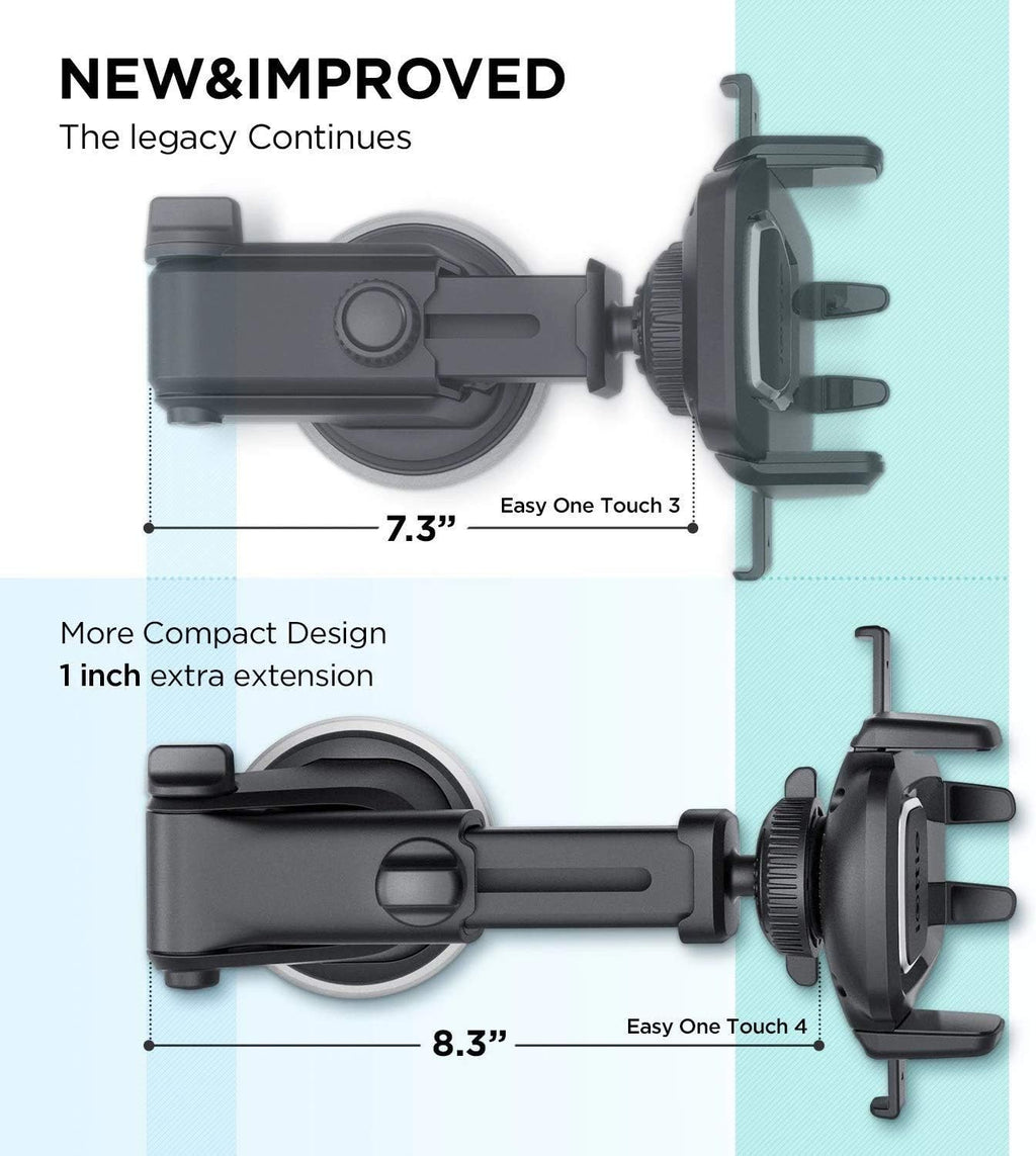 Revolex Zoom Star Pros Car Mobile Holder For Dashboard Black